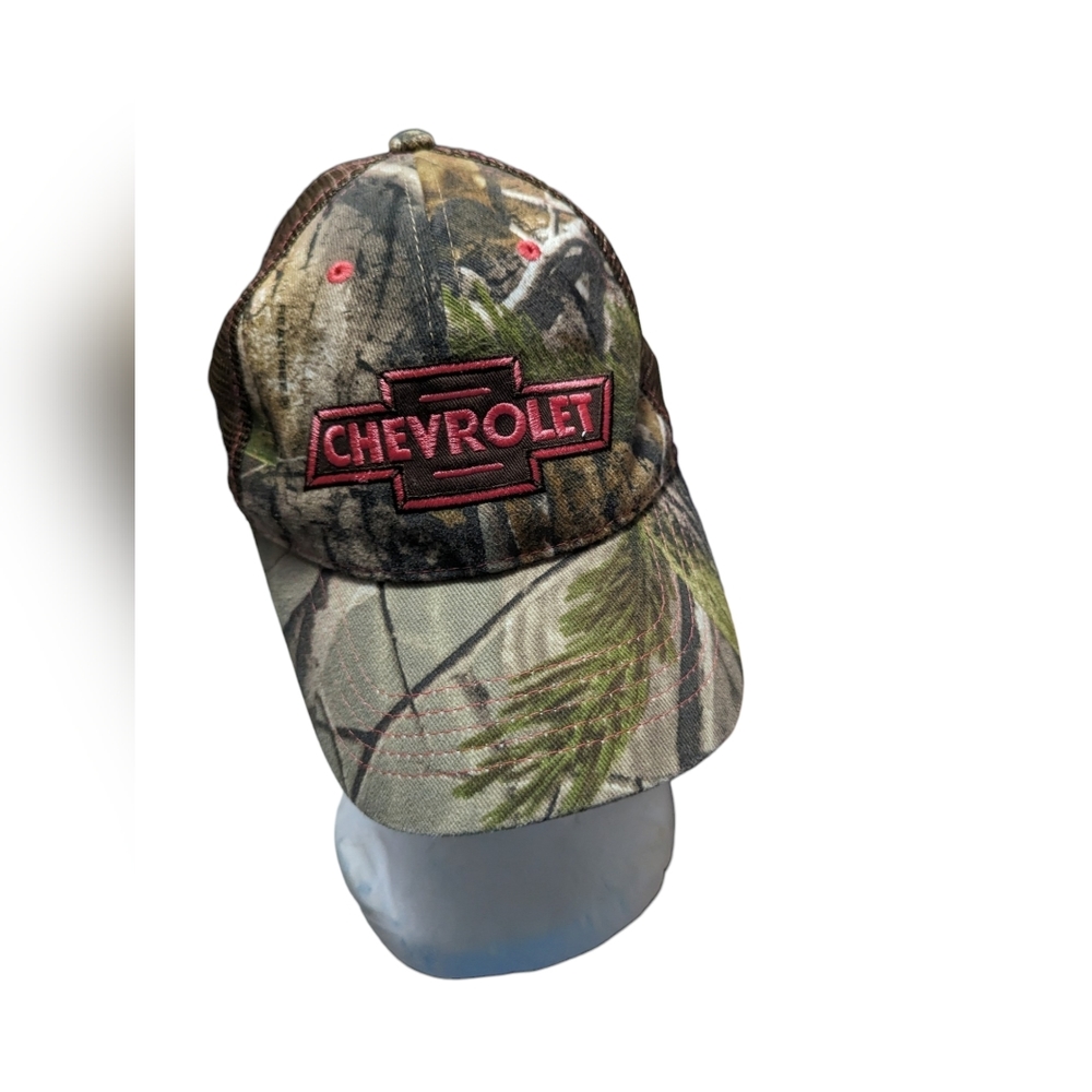Chevrolet Womens Hat Bowtie Camo Pink Cap Infinity Auto Car Truck Chevy Outdoor